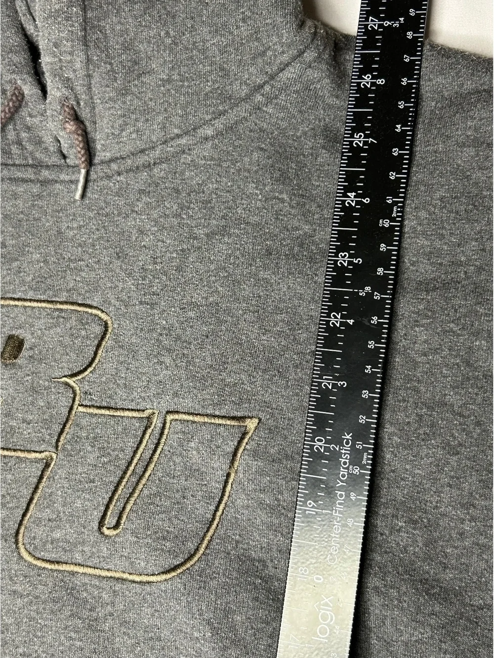 Adidas Rowan University RU Embroidered Gray Hoodie Medium